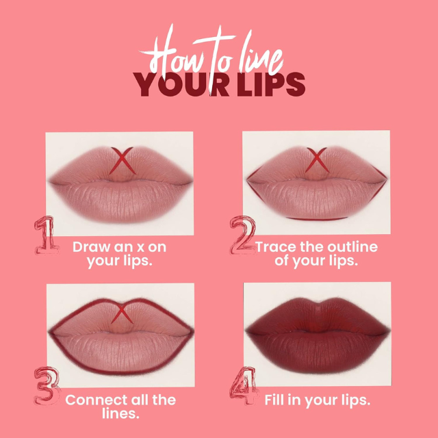 Beauty Blume Set Of 12 Pack Shade Professional Lip Liner Collection Ultra Pigmented Waterproof Smudge-Proof