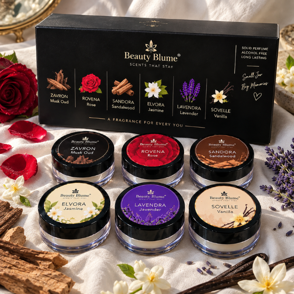 Beauty Blume Long Lasting Pack Of 6 Solid Perfume Set